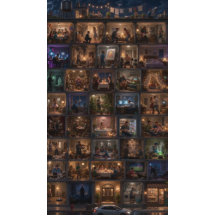 Un immeuble, 100 vies - Art de ville nocturne