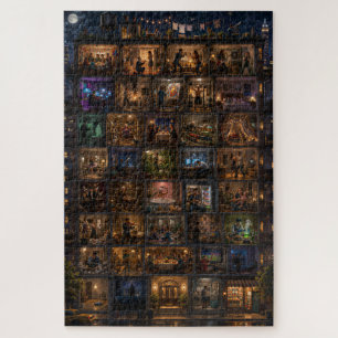 Puzzle Un immeuble, 100 vies - Premium 1000 pièces de vil