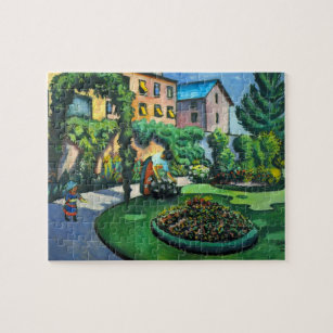Puzzle Un jardin, Gartenbilé par August Macke, Art Vintag
