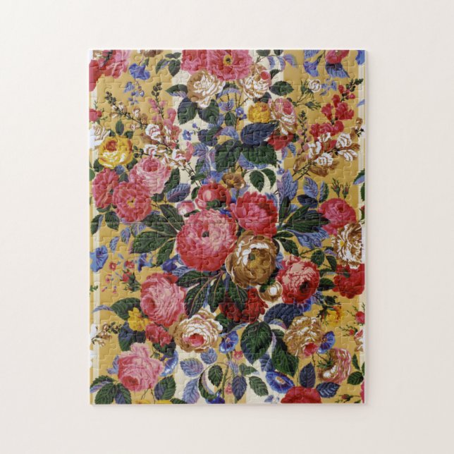 Puzzle Un Joli Philip Jacobs Tissu Floral Jigsaw (Vertical)