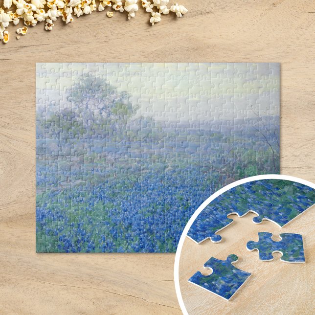 Puzzle Un jour nuageux, Bluebonnets | Julian Onderdonk (Créateur téléchargé)