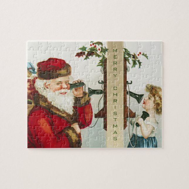 Puzzle Un joyeux Noël par Ellen Clapsaddle (Horizontal)