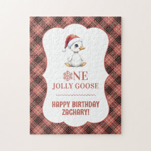 Puzzle Un joyeux oie personnalisé pour un premier anniver