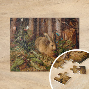 Puzzle Un lièvre dans la forêt   Hans Hoffmann