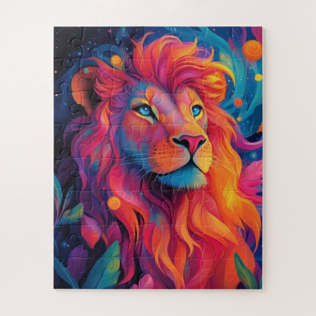 Puzzle Un lion majestueux (Vertical)