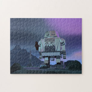 Puzzle Un marcheur de lune de robot