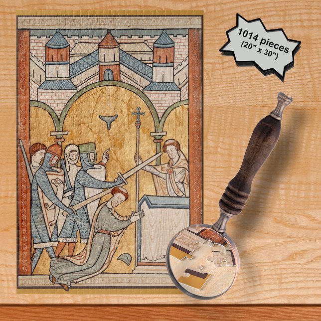 Puzzle Un martyre précoce de saint Thomas Becket en art (Créateur téléchargé)