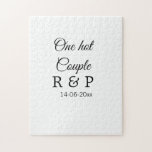 Puzzle Un nom de couple d'ajout chaud date de texte de la<br><div class="desc">Pour les amoureux comme nous</div>
