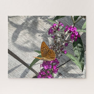 Puzzle Un papillon jaune