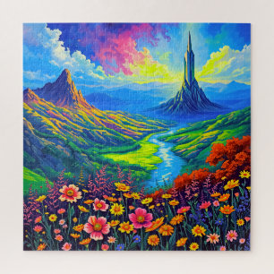 Puzzle Un paysage enchanteur