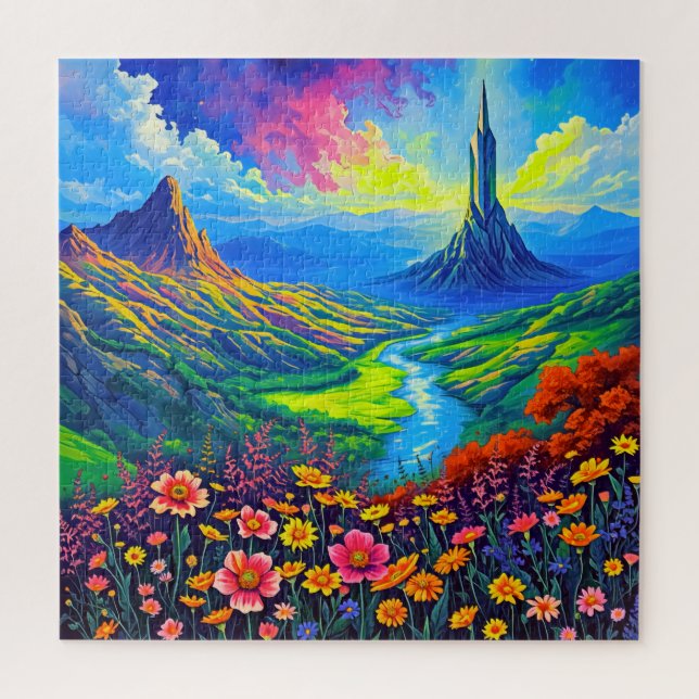 Puzzle Un paysage enchanteur (Vertical)