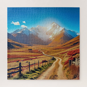 Puzzle Un paysage rural à couper le souffle de Nouvelle-Z