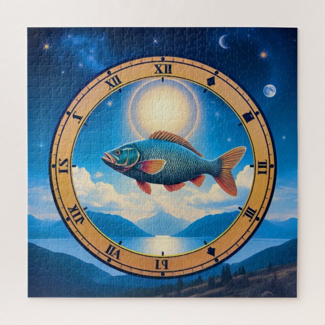 Puzzle Un poisson dans le temps (Vertical)