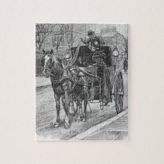 Puzzle Un prix pour un chauffeur de taxi de Hansom