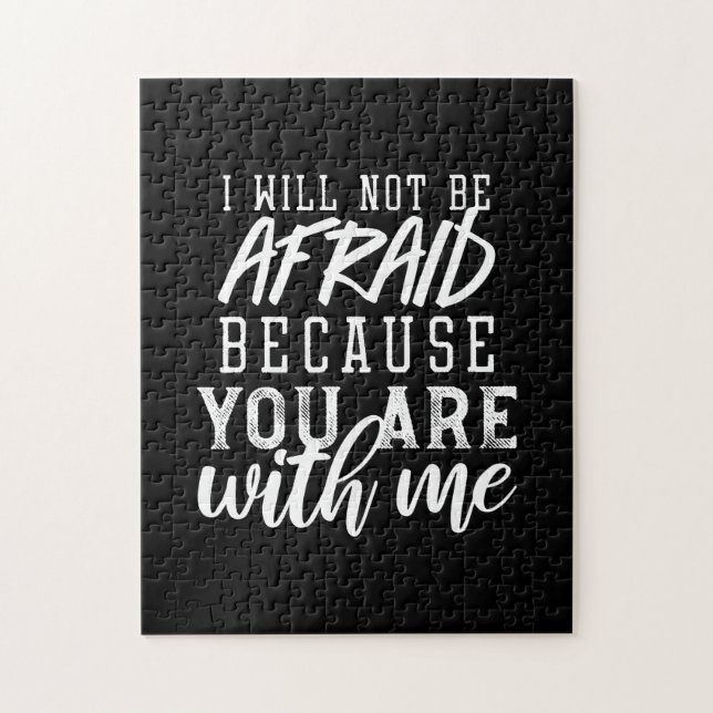 Puzzle Un rappel basé sur la foi : Confiance dans le Seig (Vertical)