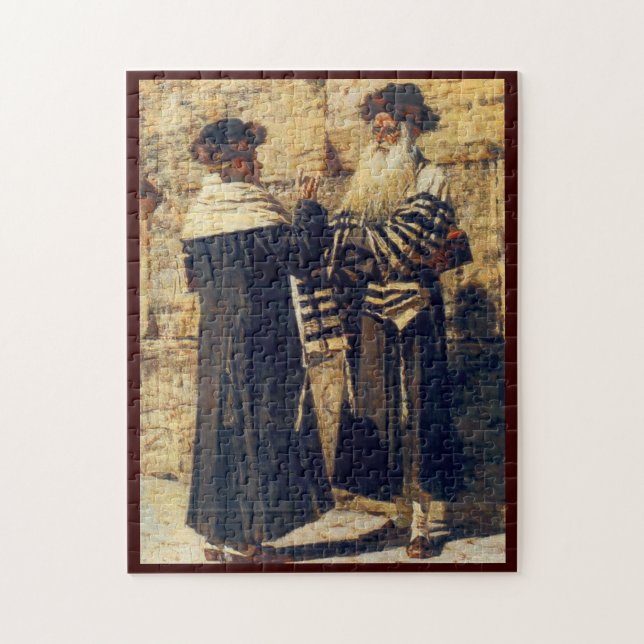 Puzzle Un Rebbe chez le Kotel par Vereshchagin - Circa (Vertical)