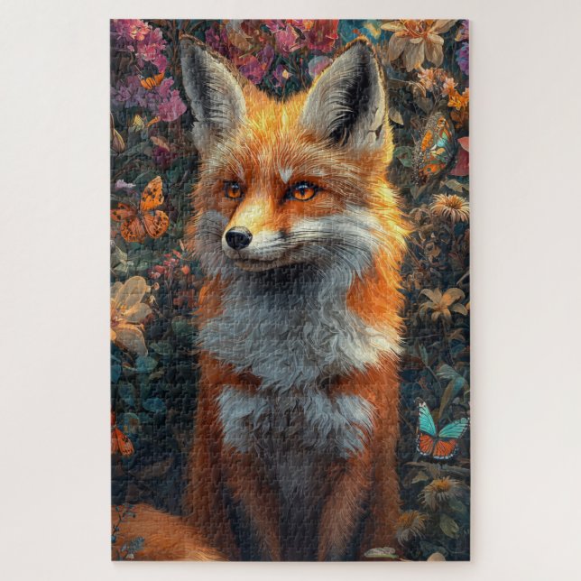 Puzzle Un renard hyper-réaliste (Vertical)