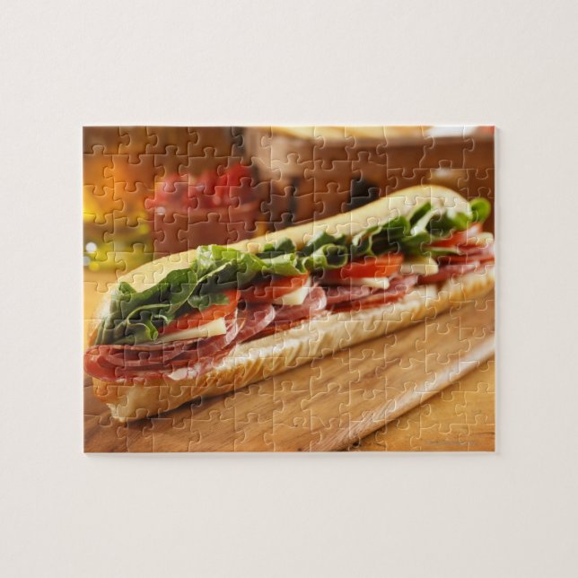 Puzzle Un sandwich italien avec 2 (Horizontal)