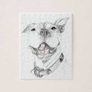 Puzzle Un sourire de pitbull
