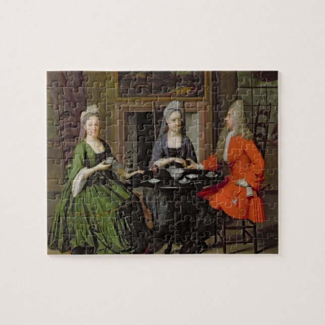 Puzzle Un thé (huile sur la toile) (Horizontal)