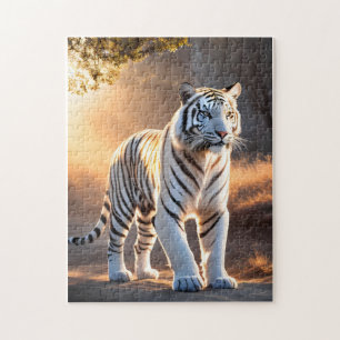Puzzle Un tigre blanc
