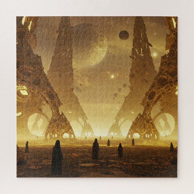 Puzzle Un Univers De Twilight Sur Lequel Se Penchent Des  (Vertical)