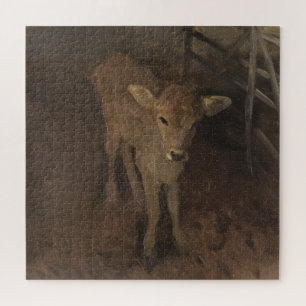 Puzzle Un veau du Jersey