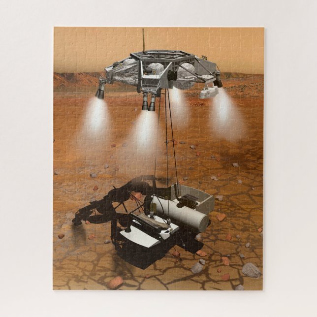 Puzzle Un Véhicule Ascent Quittant Mars. (Vertical)