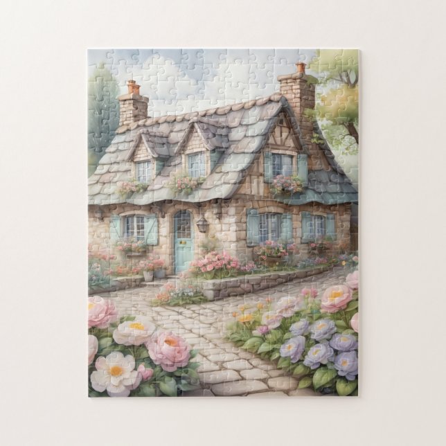 Puzzle Un village confortable (Vertical)