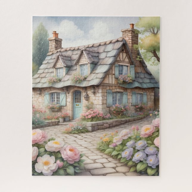 Puzzle Un village confortable (Vertical)