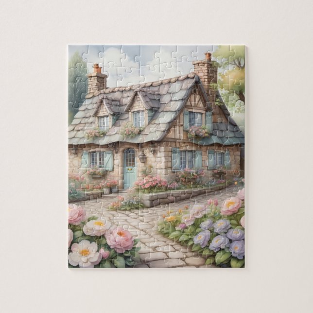 Puzzle Un village confortable (Vertical)