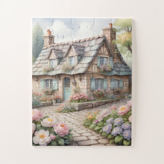Puzzle Un village confortable (Vertical)
