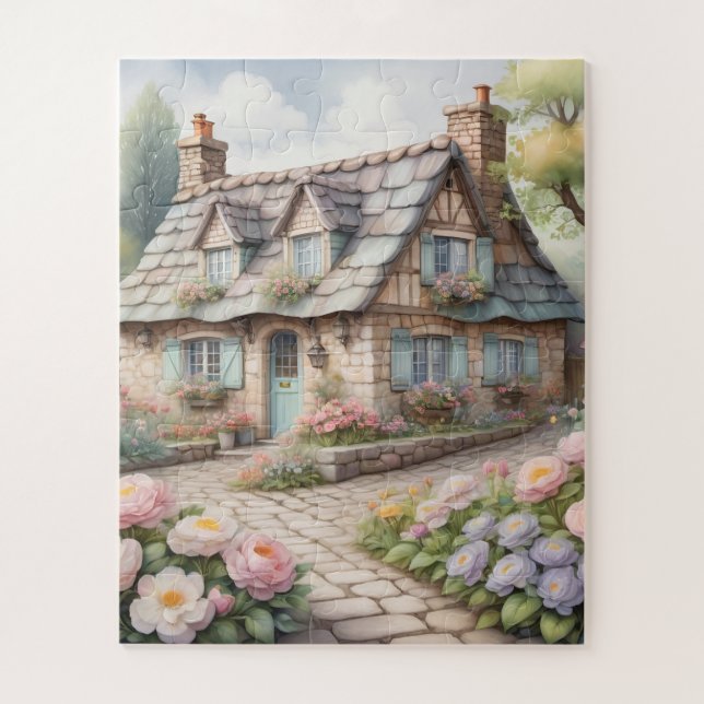 Puzzle Un village confortable (Vertical)