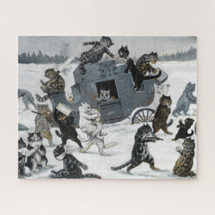 Puzzle Un vol sur la route par Louis William Wain