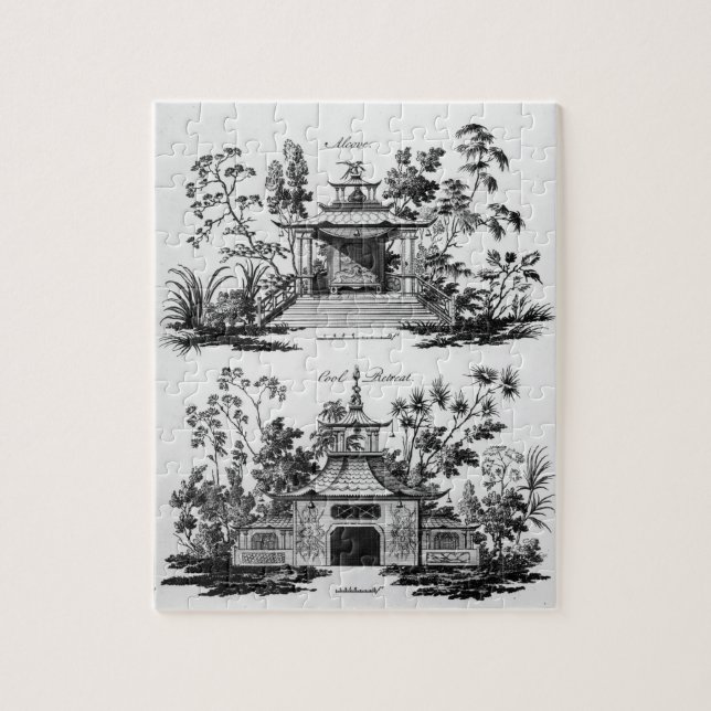 Puzzle Une alcôve et une retraite fraîche, de 'Chinois (Vertical)