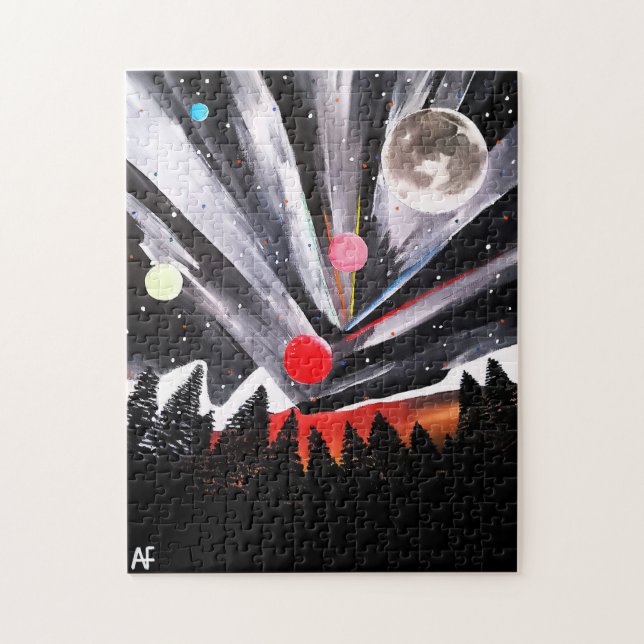 Puzzle Une autre peinture de monde par Alfred Fox (Vertical)