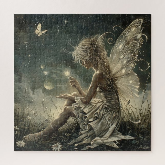 Puzzle Une belle fée au clair de lune (Vertical)