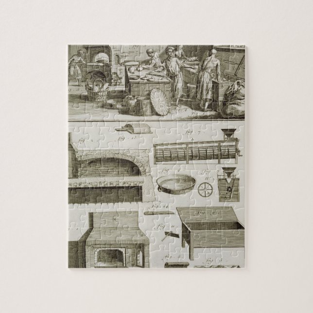 Puzzle Une boulangerie et un équipement de cuisson, du (Vertical)