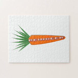 Puzzle Une carotte pour le casse-tête des rennes de Noël