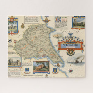 Puzzle Une carte du Yorkshire : East Riding