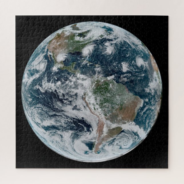 Puzzle Une Chaîne Perdue De Cyclones Tropicaux (Vertical)