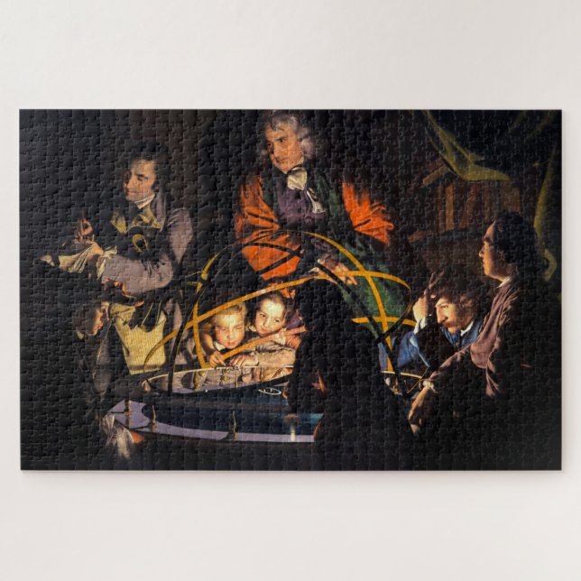 Puzzle Une conférence de philosophe sur le système solair (Horizontal)