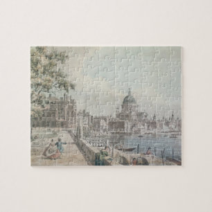 Puzzle Une copie d'une partie d'un dessin par Canaletto,