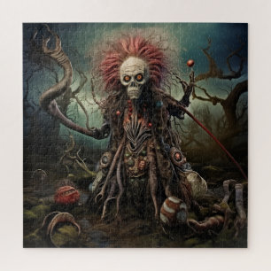 Puzzle Une créature de marais effrayante et sinistre