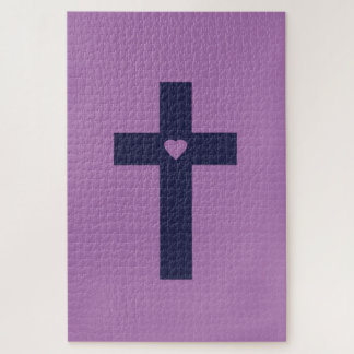 Puzzle Une croix au coeur
