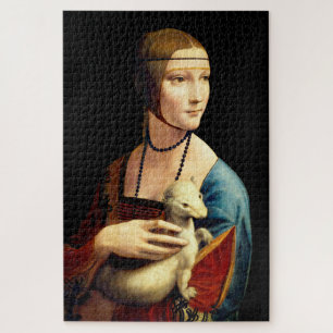 Puzzle Une dame avec une mine par Leonardo Da Vinci