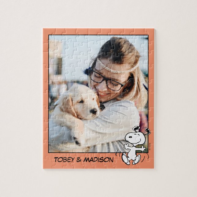 Puzzle Une danse joyeuse de Snoopy | Ajouter votre photo (Vertical)
