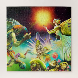 Puzzle Une époque de peinture à l'huile repensée