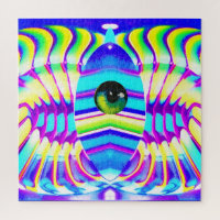 Une étoile à un oeil Bête Ken Gage Art psychédéliq
