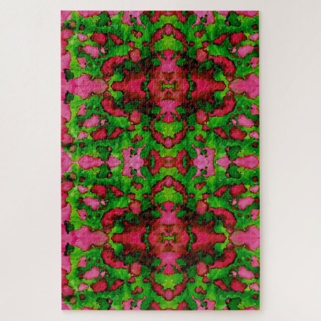 Puzzle Une étude en rose et vert (Vertical)